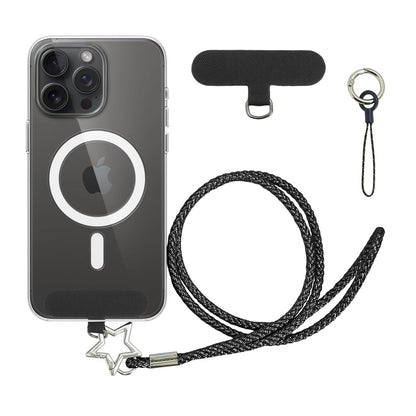 FAN SONG Phone Lanyard Strap With Patch, Adjustable Shoulder Strap W/OUT CASE