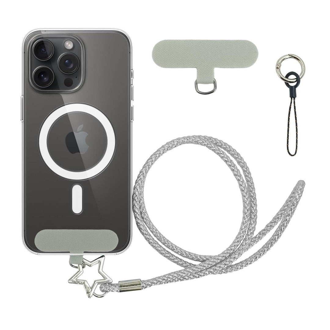 FAN SONG Phone Lanyard Strap With Patch, Adjustable Shoulder Strap W/OUT CASE