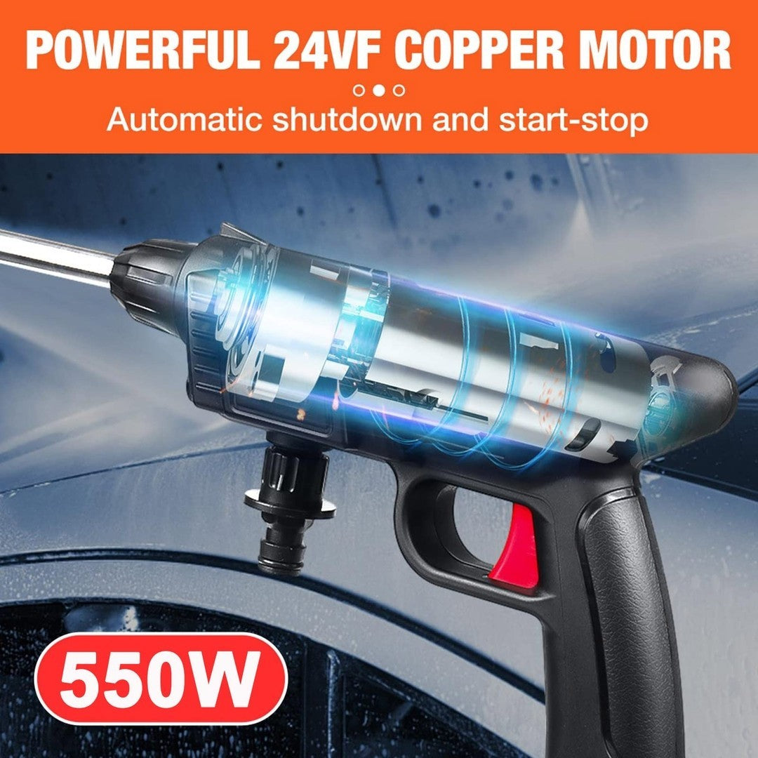 Cordless Power Washer 60Bar High Power Washer Machine with Battery,Charger