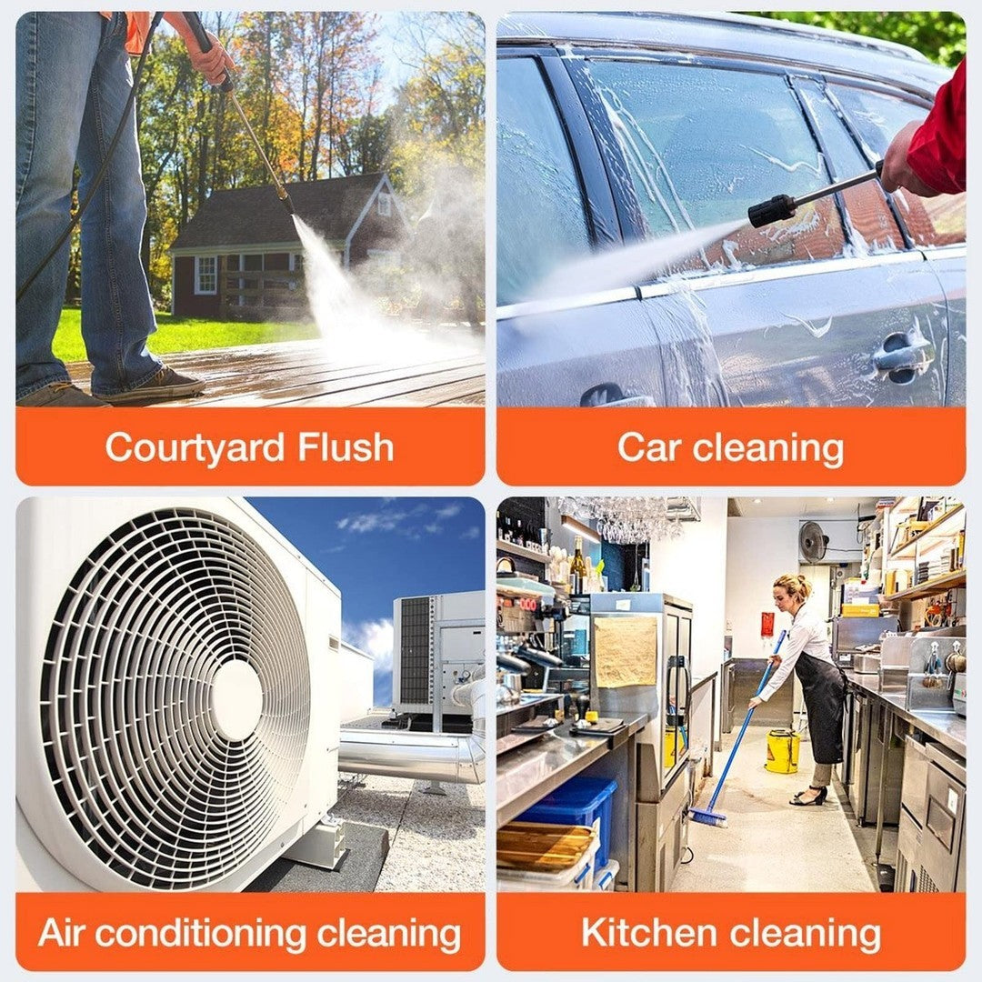 Cordless Power Washer 60Bar High Power Washer Machine with Battery,Charger