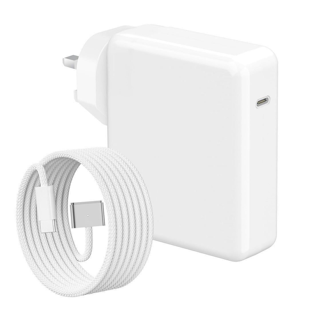 Mac Book Air Charger, 140W Super Fast 2.2M USB C To T-Tip Braided Cable M3 M4 UK