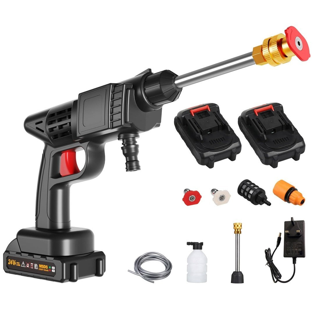 Cordless Power Washer 60Bar High Power Washer Machine with Battery,Charger