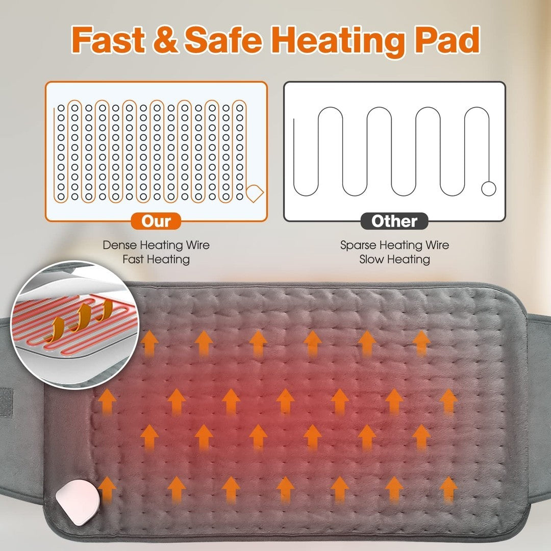 Heat Pad OneAmg 49"X12" Heating Pads for Back Pain Relief with 6 Heating Setting