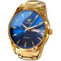 OLEVS Watch for Men Stainless Steel Business Dress Analog Quartz Men Watch