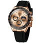OLEVS Men's Watches Stylish Luxury Fashion Casual ROSE GOLD Waterproof Quartz