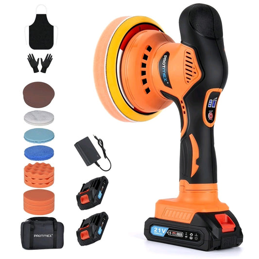 Protmex Cordless Car Buffer Polisher, item does not come with charger.