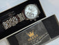 OLEVS Men's Watch Luxury Business Dress Watch UK Diamond Design Quartz