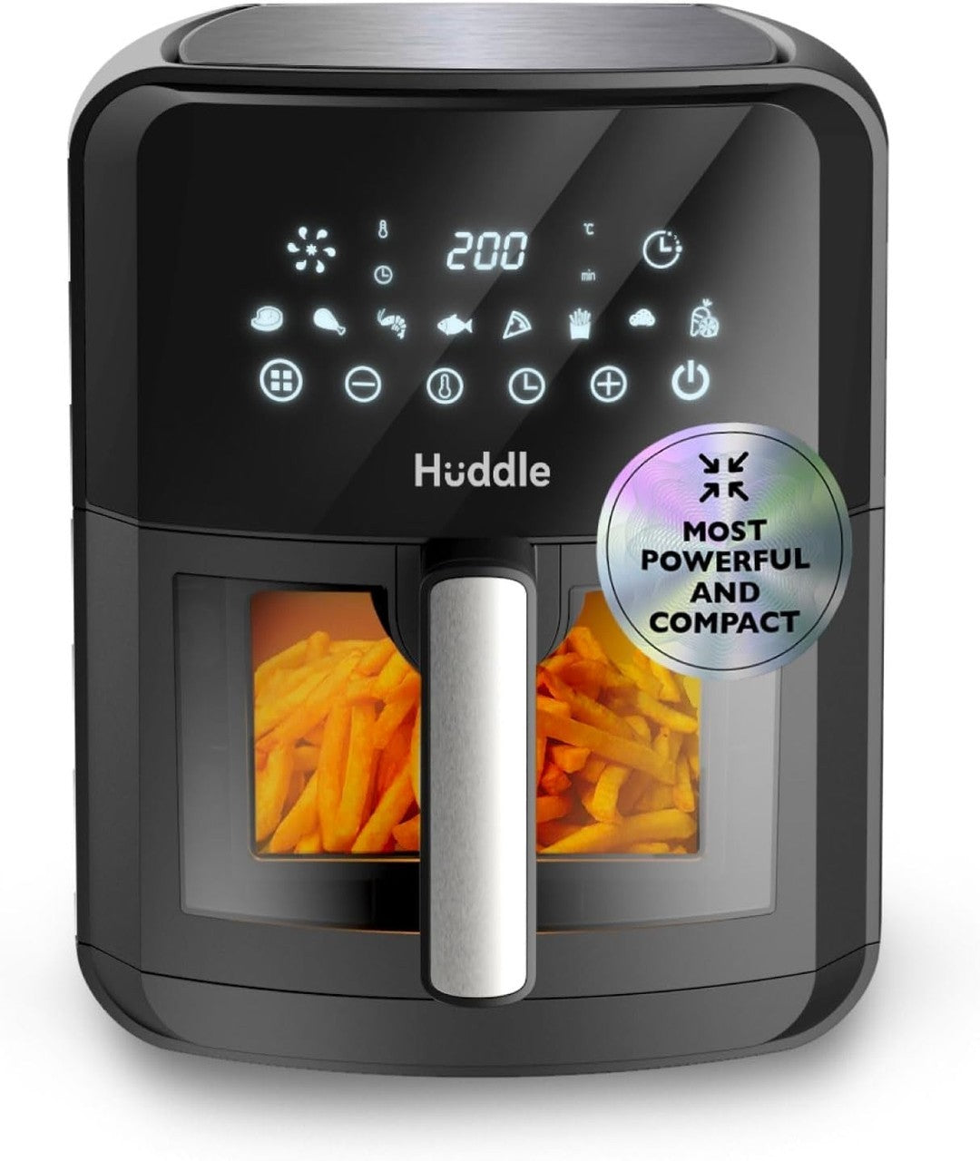 Huddle® Compact 6.3L Air Fryer with Digital Touchscreen, 8 Cooking Presets