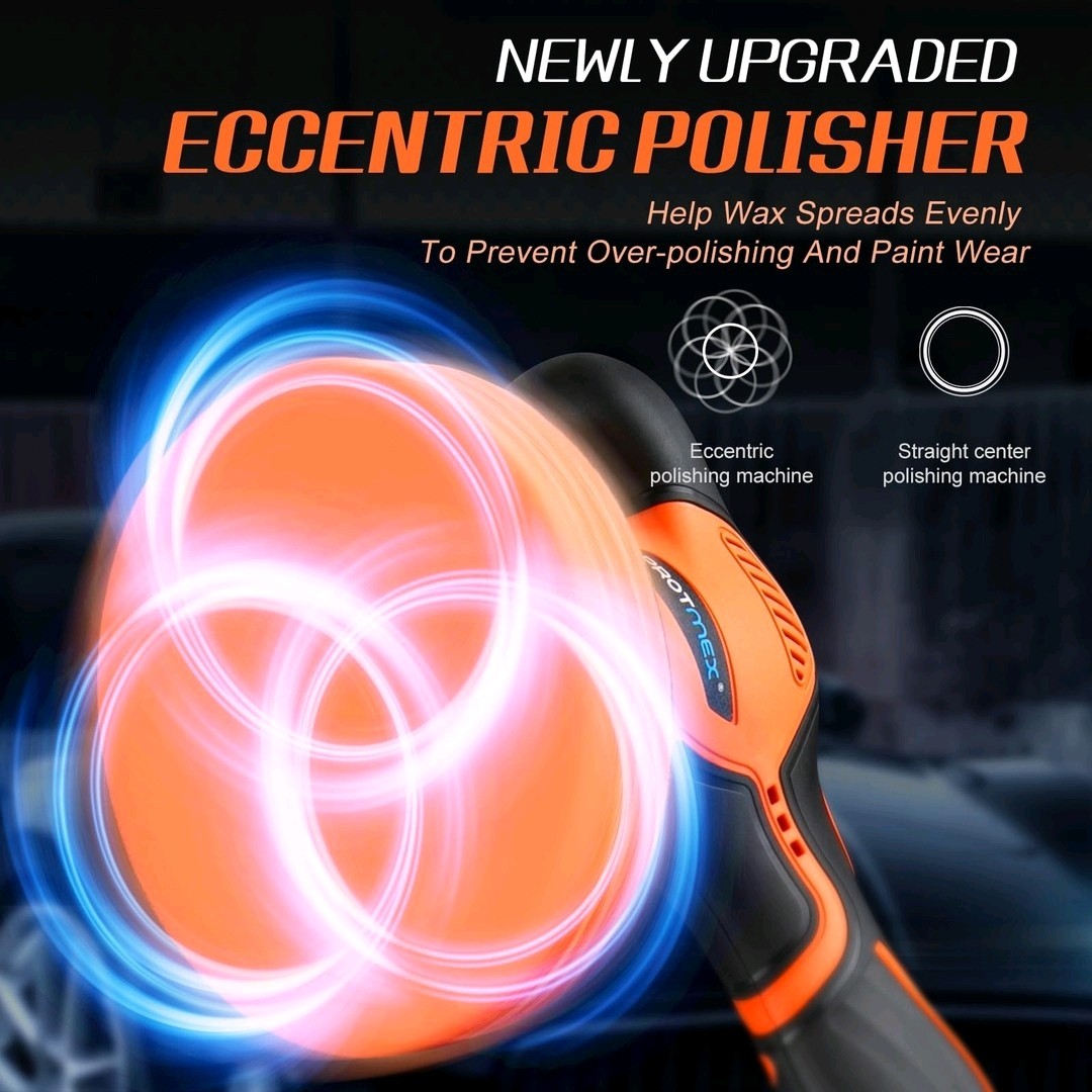 Protmex Cordless Car Buffer Polisher, item does not come with charger.