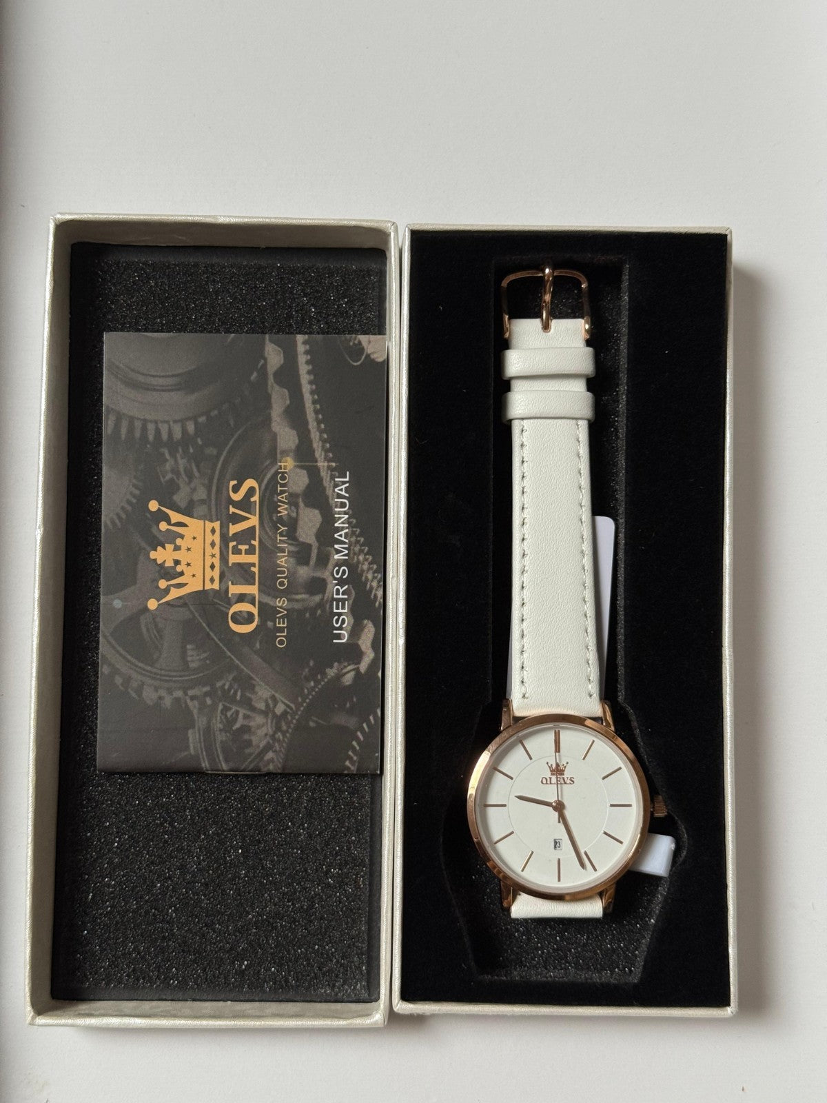OLEVS Women Wrist Watches Ultra Thin 6.5mm Minimalist Business Dress Waterproof