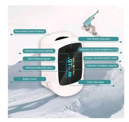 BLT M70B Oxygen Monitor Finger Adults, Fingertip Pulse Oximeter CE Approved, UK