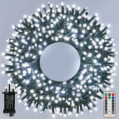 20m 200 LED Christmas Tree Lights  Outdoor Fairy Lights,  opened never used 
