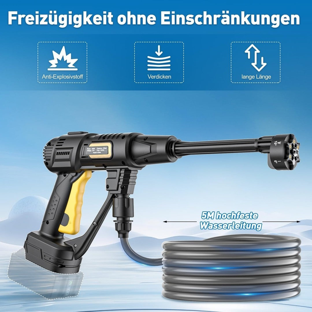 Nananuu Cordless Pressure Washer Gun for Makita (No Batterie), Battery Pressure