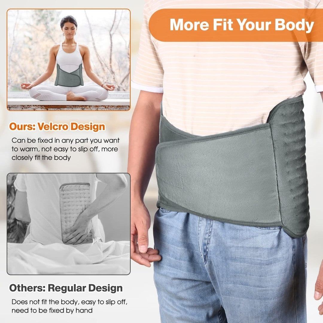 Heat Pad OneAmg 49"X12" Heating Pads for Back Pain Relief with 6 Heating Setting
