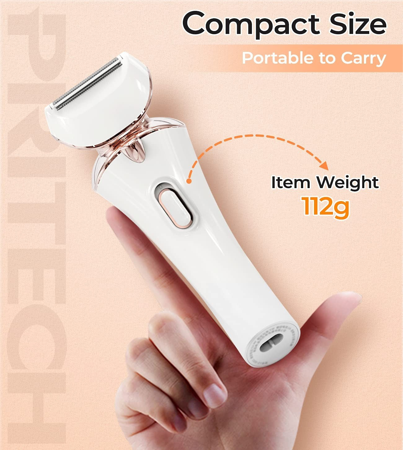 Electric Lady Shaver Cordless, Womens Bikini Razor Trimmer, Wet & Dry Lady for