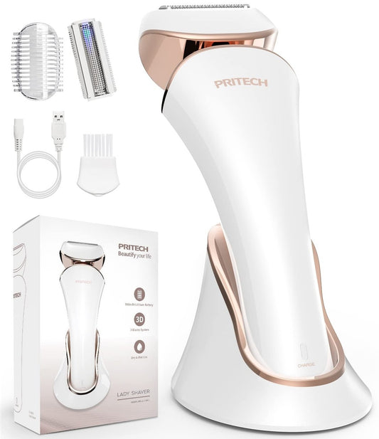 Electric Lady Shaver Cordless, Womens Bikini Razor Trimmer, Wet & Dry Lady for