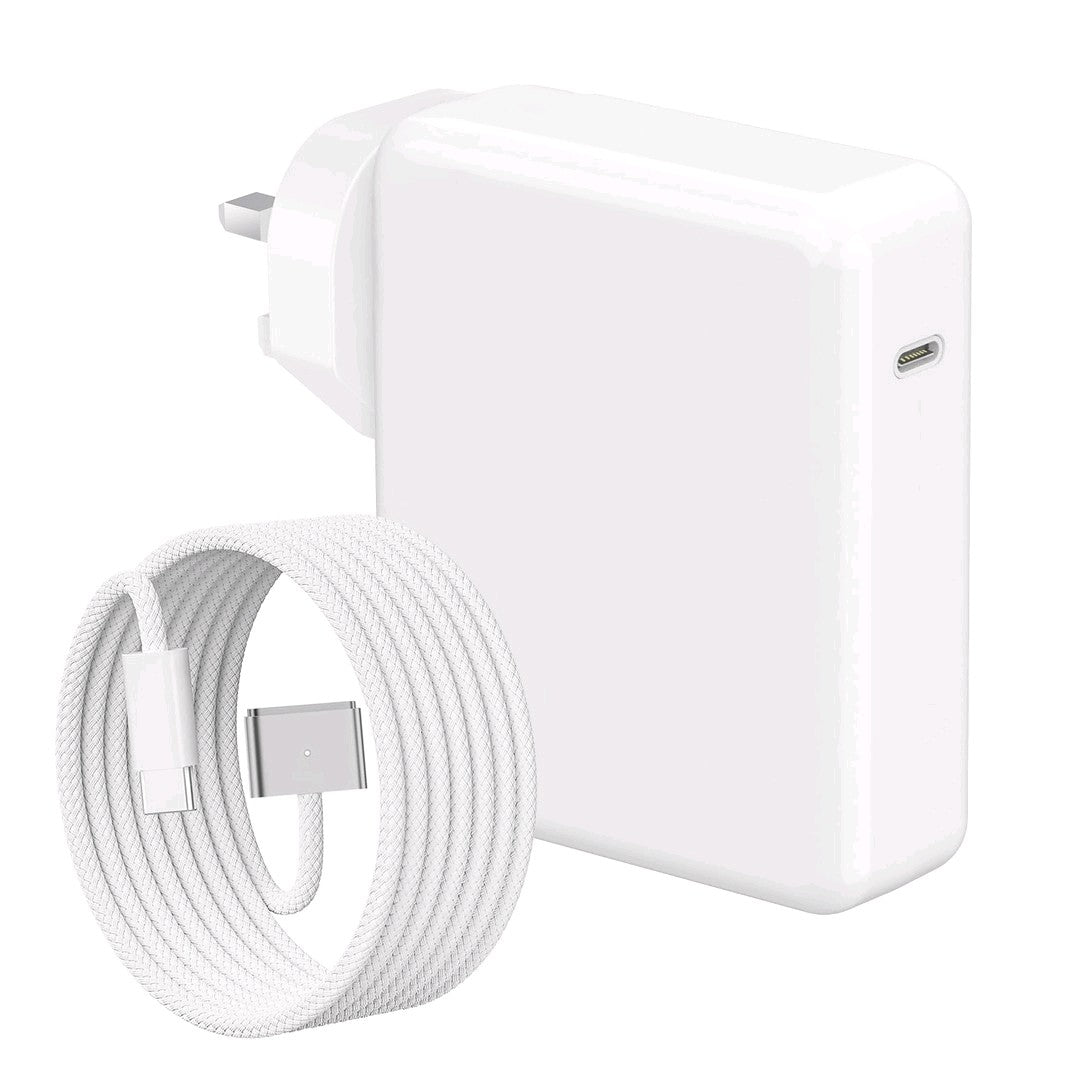 Mac Book Air Charger, 140W Super Fast 2.2M USB C To T-Tip Braided Cable M3 M4 UK