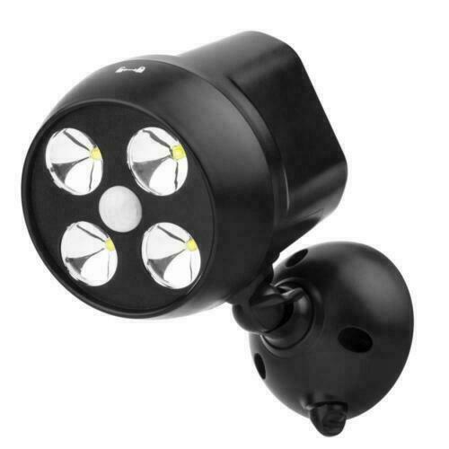 NICREW Battery Powered Outdoor LED Security Light 2 Pack, open never used 